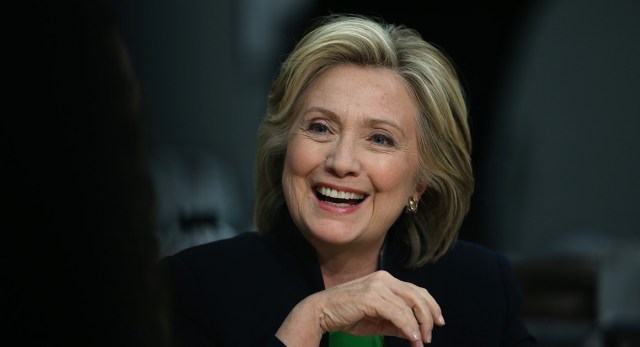 Hillary Clinton Begins Presidential Campaign In Iowa